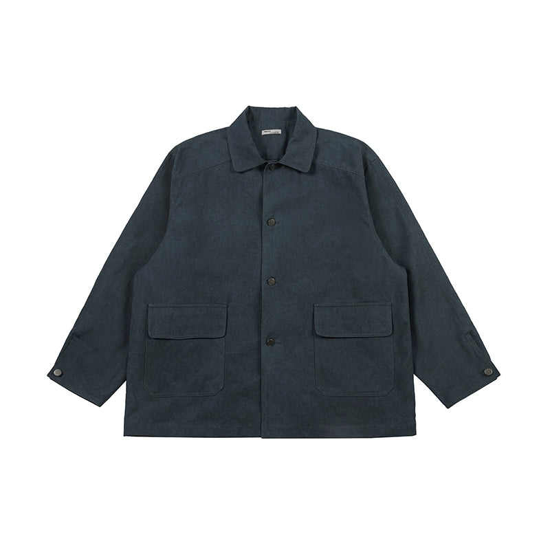 NOEARS Japanese Retro Loose Casual Tooling Jacket