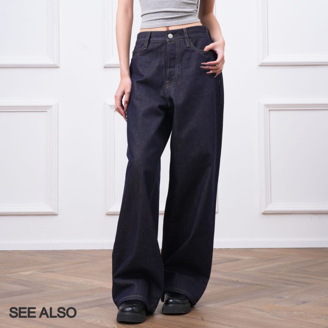 SEE ALSO "AC 1981M original cow!" Old money retro straight pulp color casual versatile trousers 4330