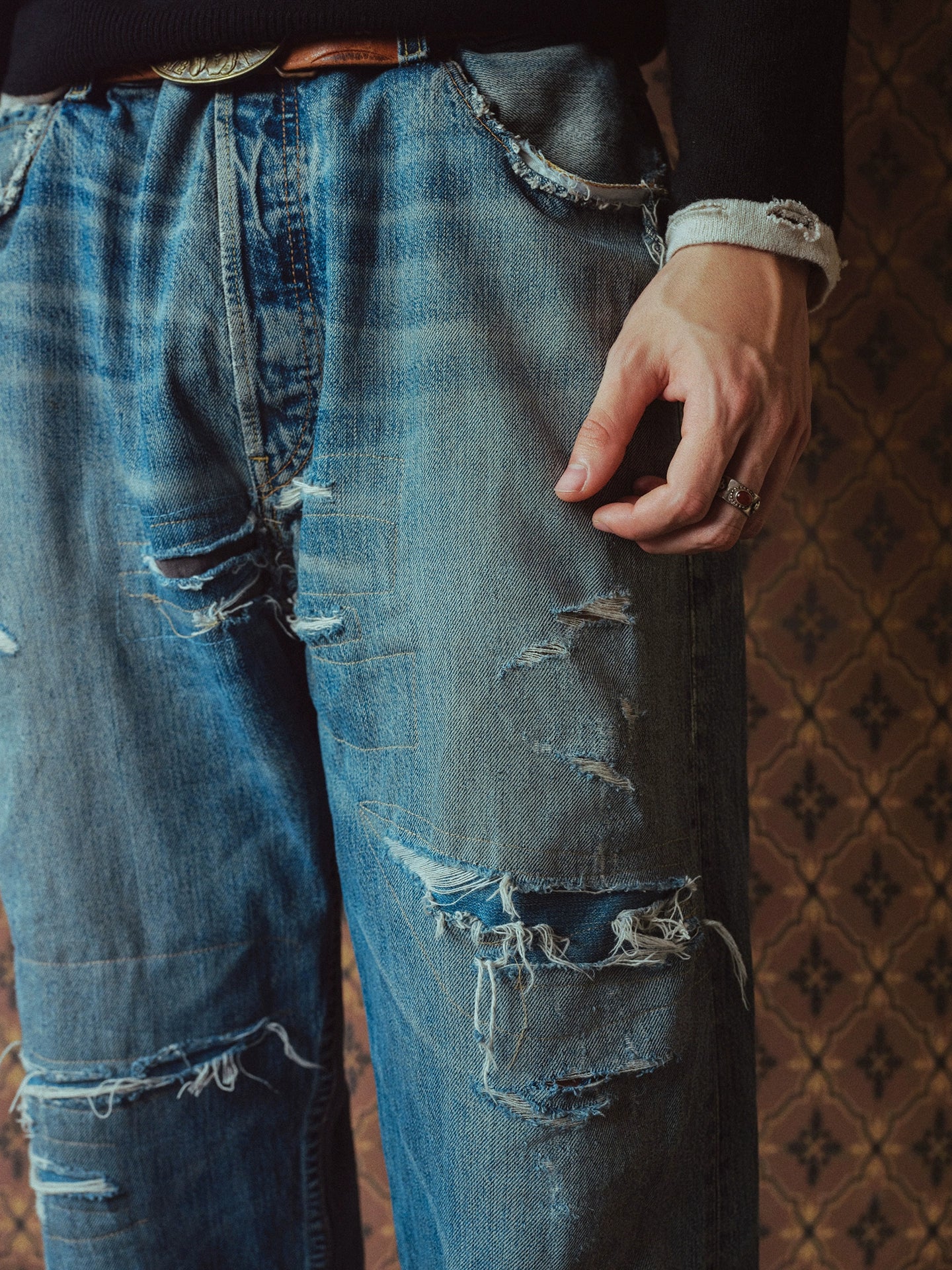 RICHILL Vintage Loose Straight Jeans