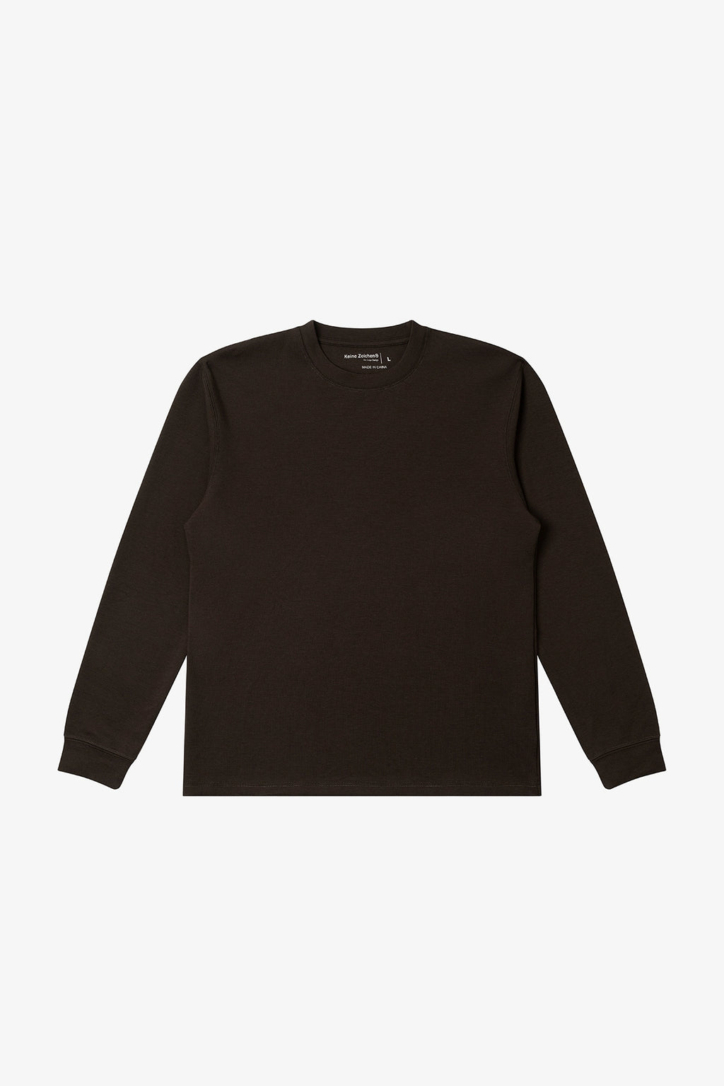 NO LOGO Soft Waxy Silky Smooth Base Loose Long Sleeves