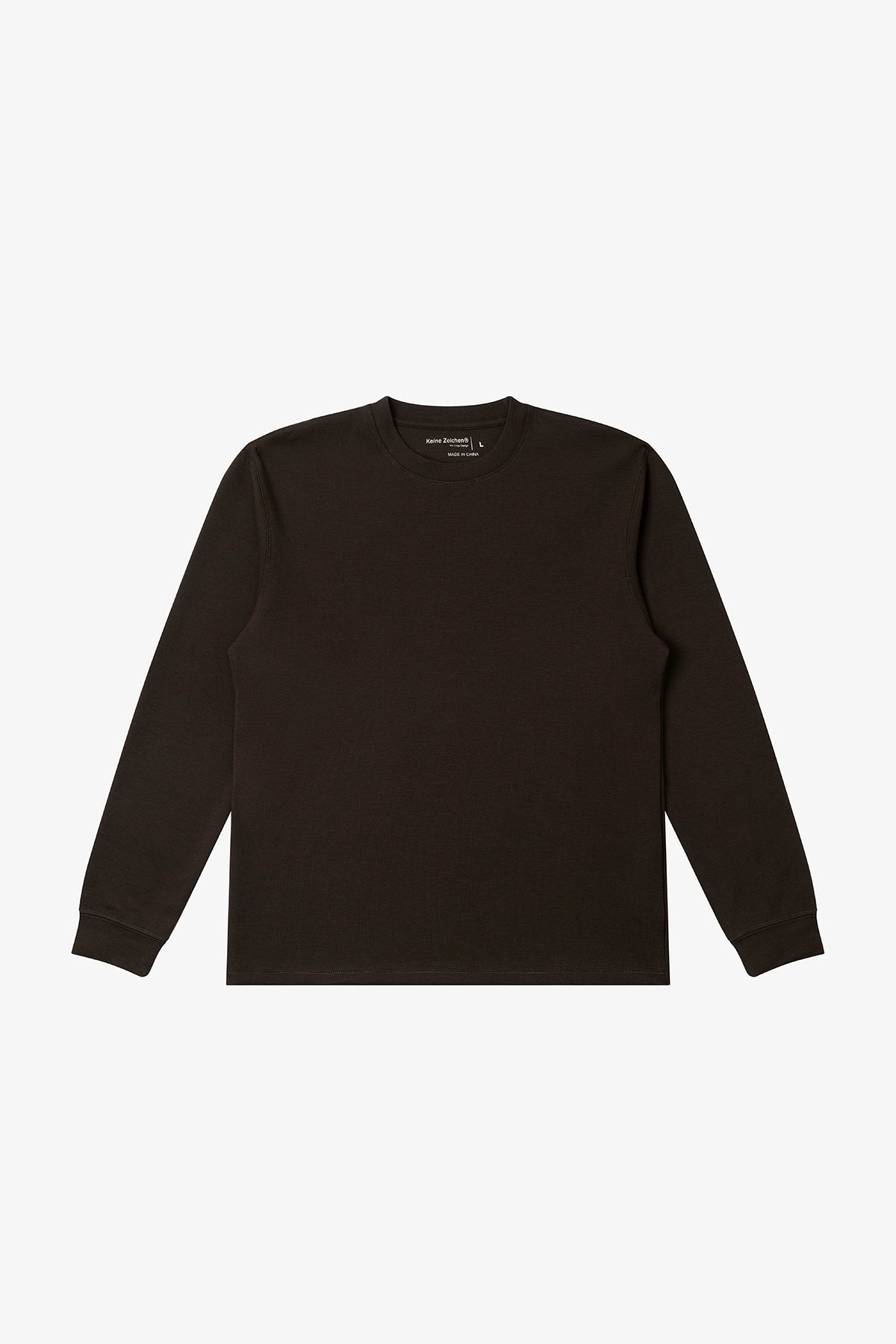 NO LOGO Soft Waxy Silky Smooth Base Loose Long Sleeves