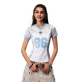 0123Start V-neck Slim and Thin Shoulder Tee