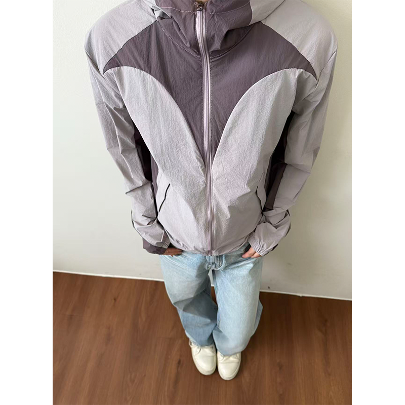 EME Stand-up Collar Casual and Thin Sunscreen Jacket