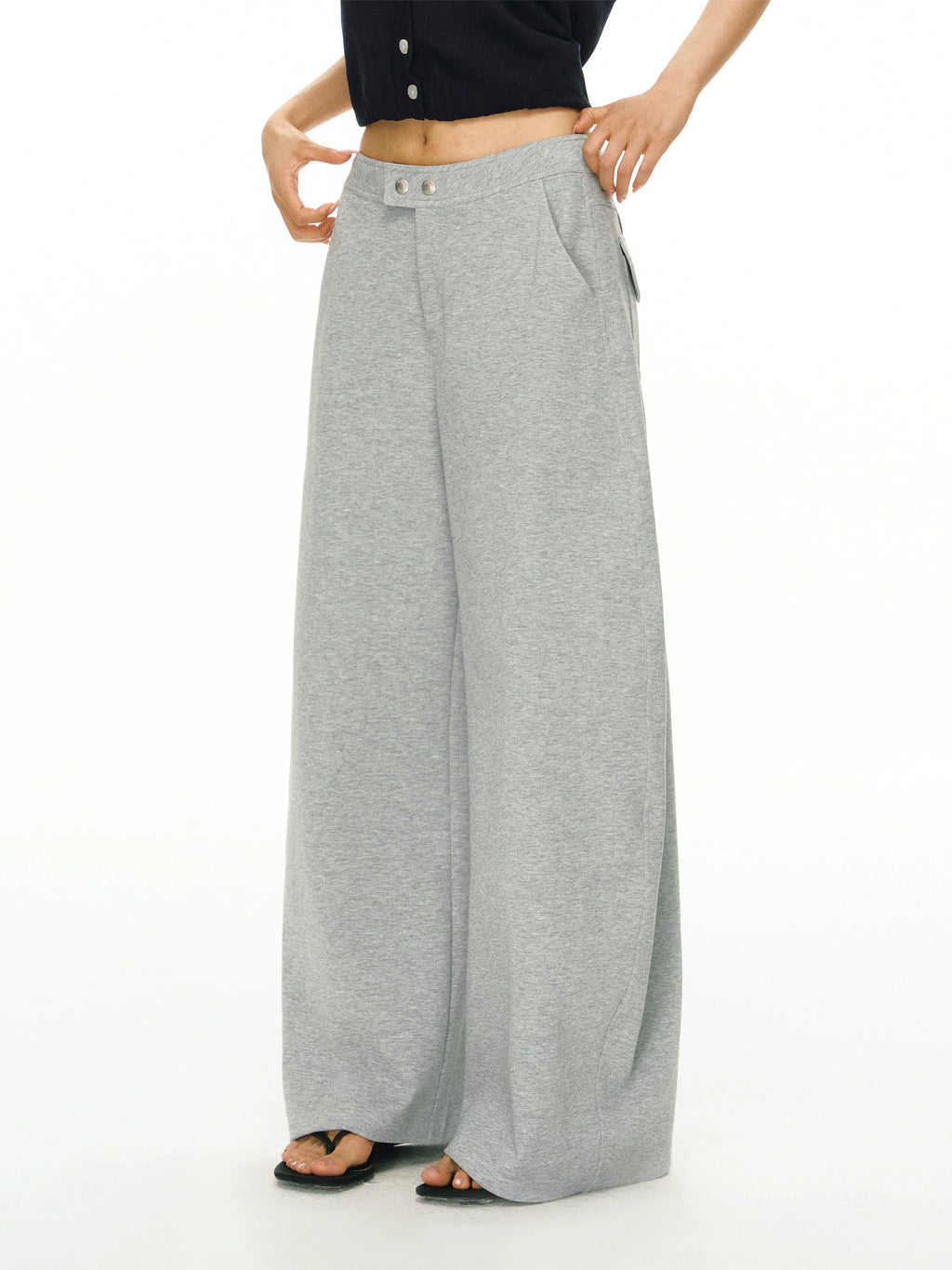 Ariseism Retro Wide-leg Scimitar Slacks