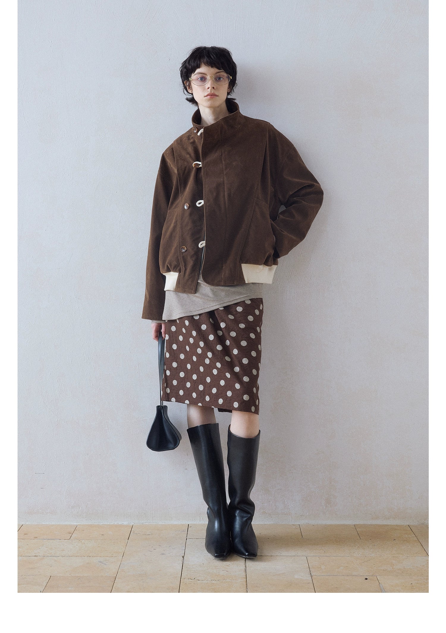 DIMC Retro Miu Polka Dot Skirt