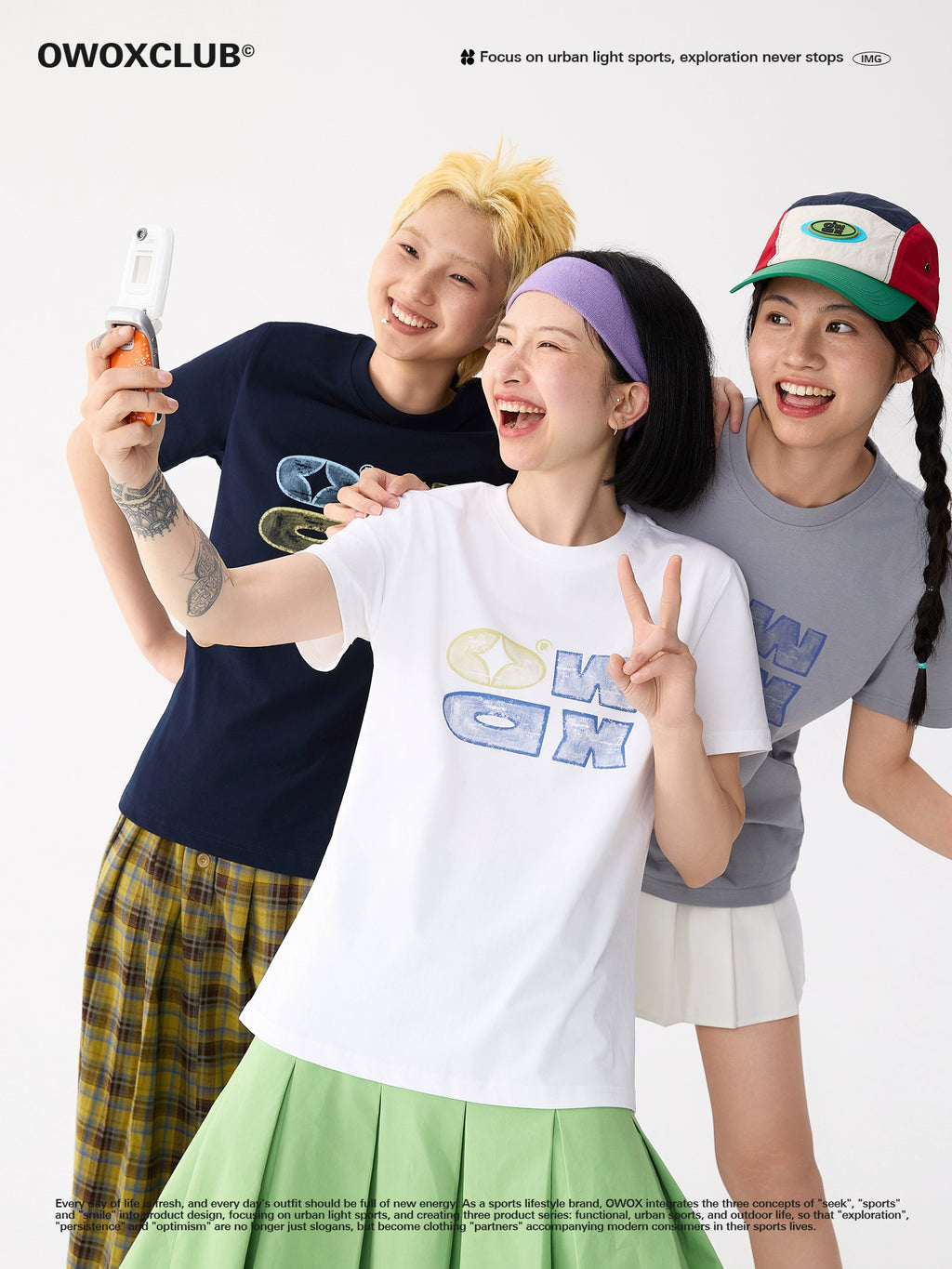 OWOX Classic Letter Logo Print Cool Tee