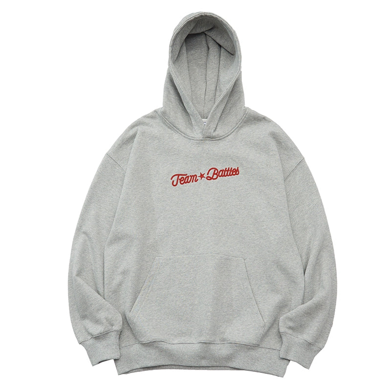 Battles Chain Embroidered Terry Hooded Sweater