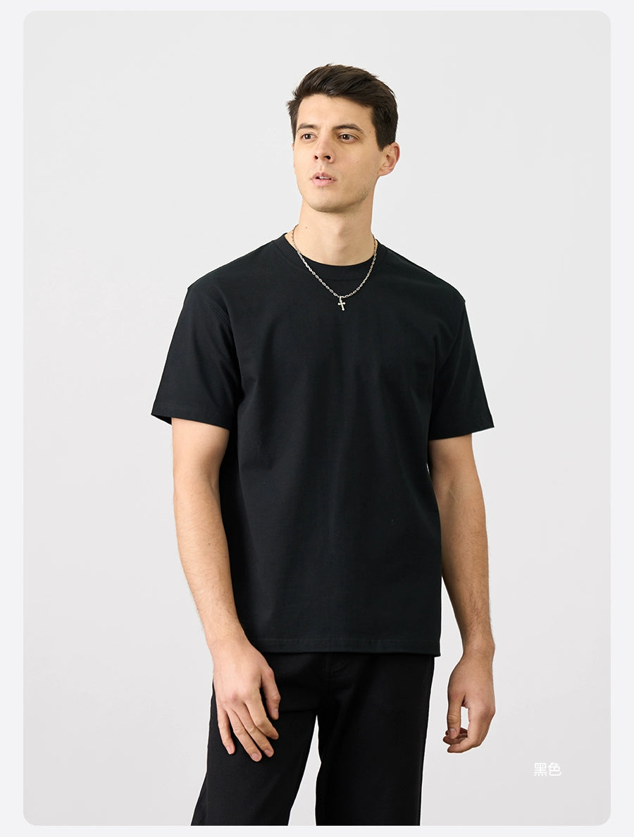 Simwood Basic Heavy Casual Round Neck Tee