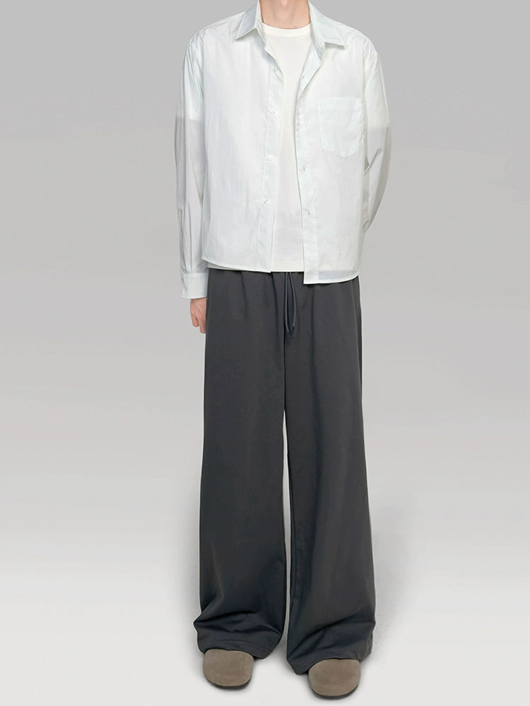 PLUS NO LOGO Loose Wide-leg AC Version Trousers