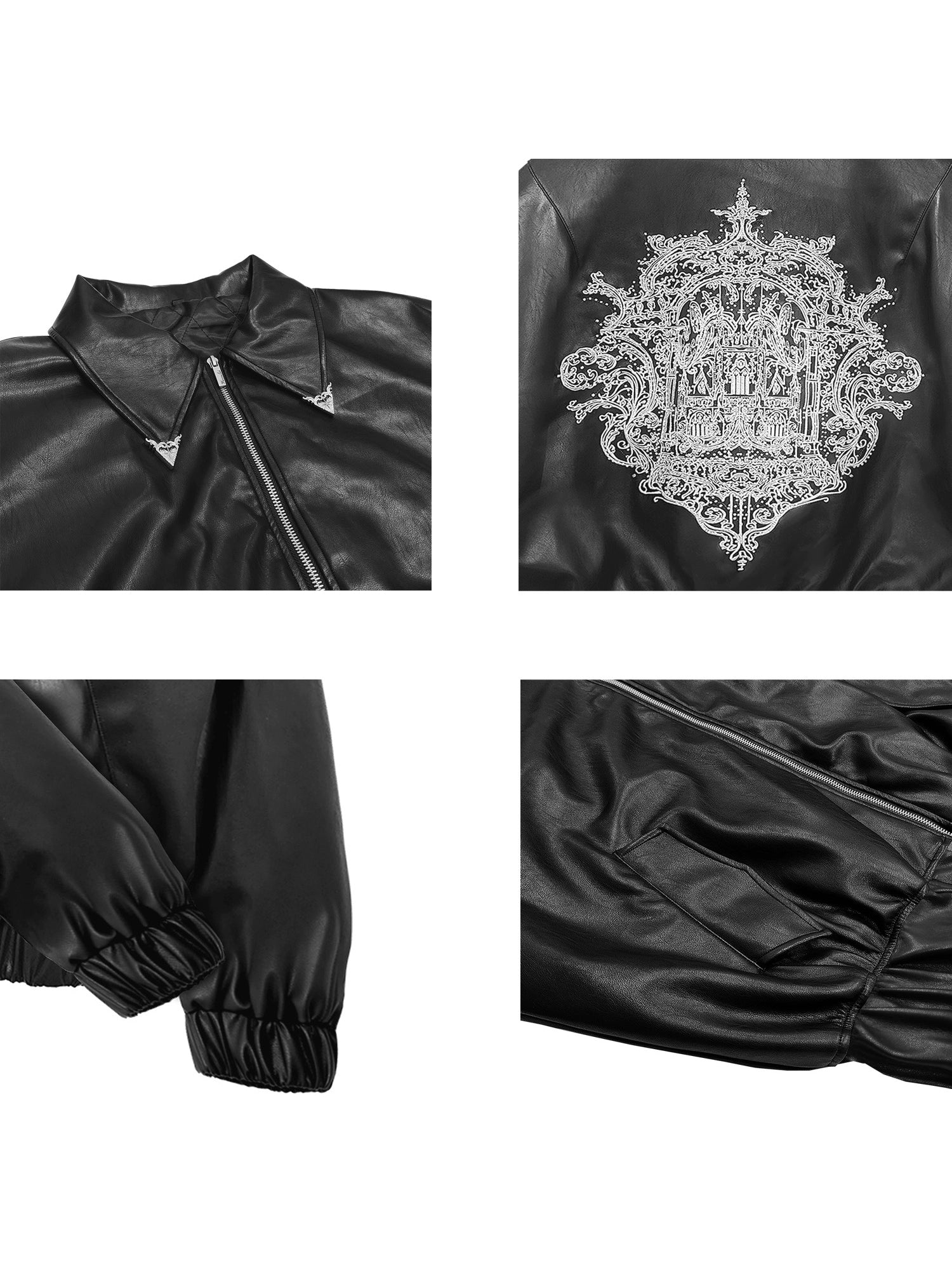 WANNA LAB Embroidered Corner Jacket