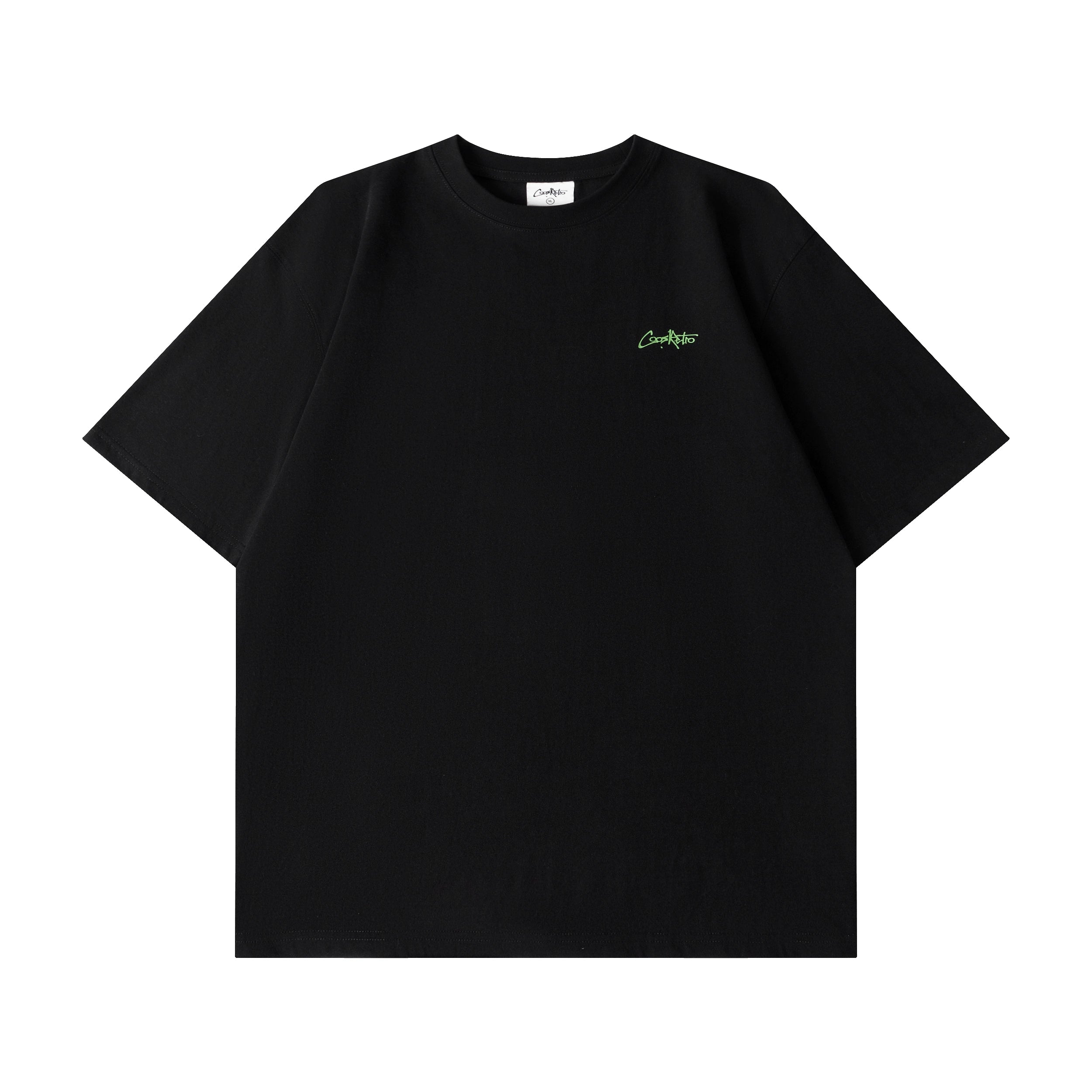 CoosRetro Retro Back Gecko Print Logo Tee