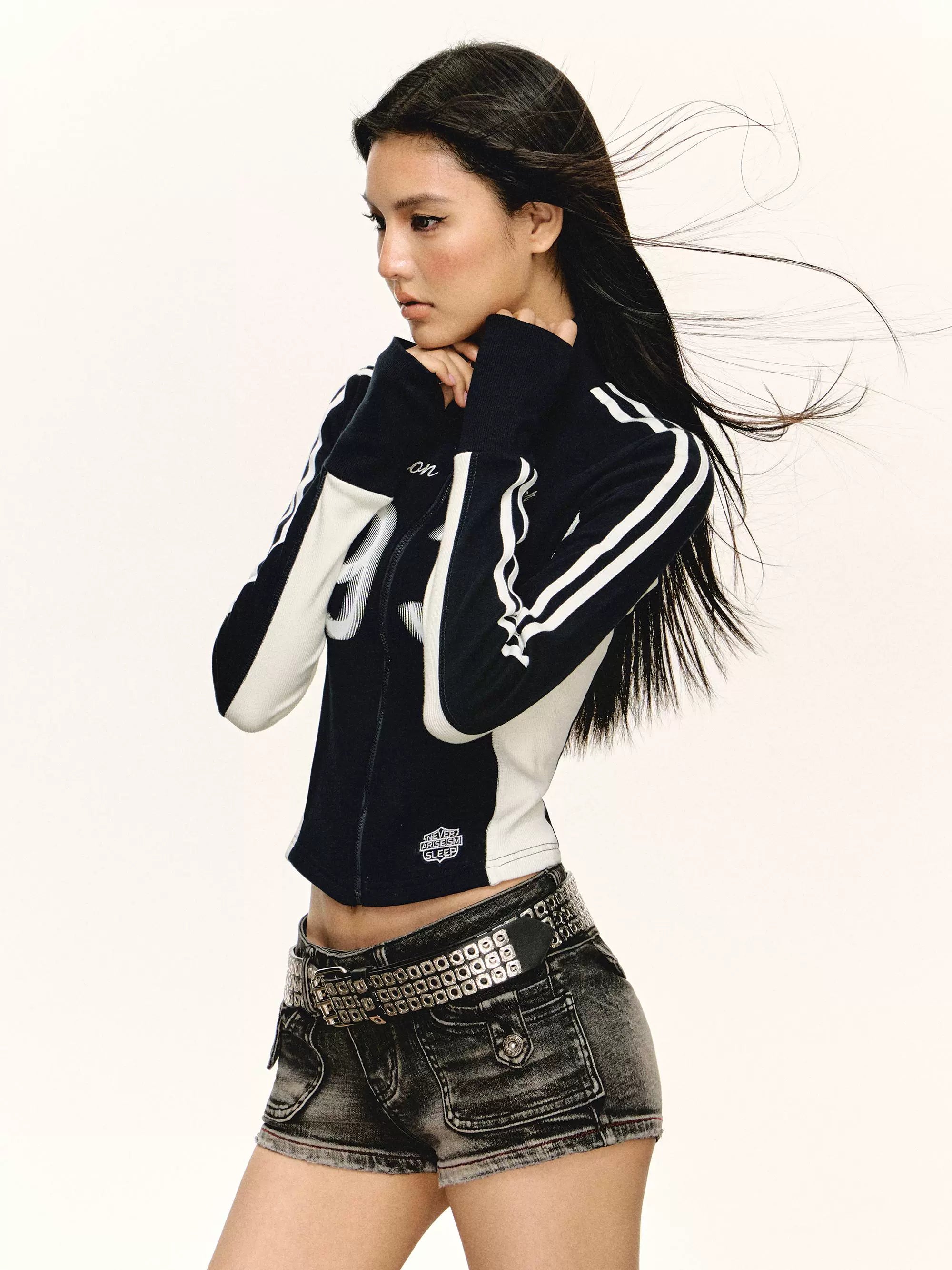 Ariseism Vintage Slim Short Stand-Up Jacket