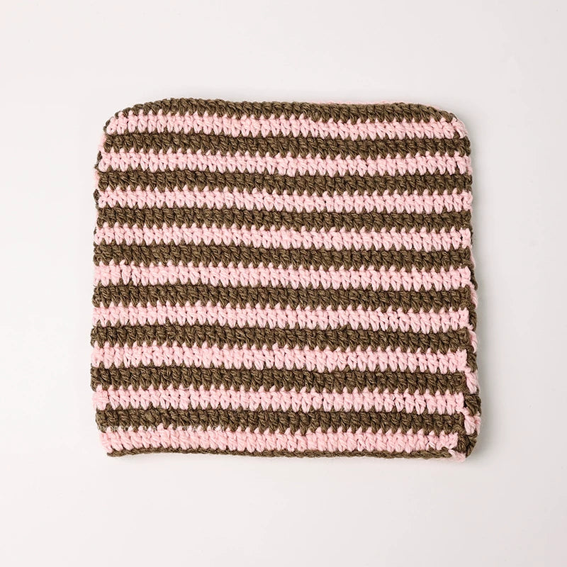 YORSOY Knitted Striped Wool Hat