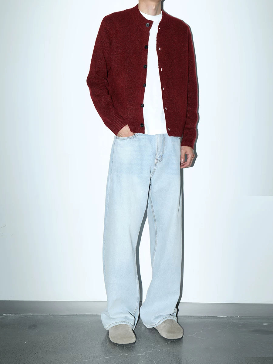 PLUS NO LOGO Knitted Button-down Cardigan