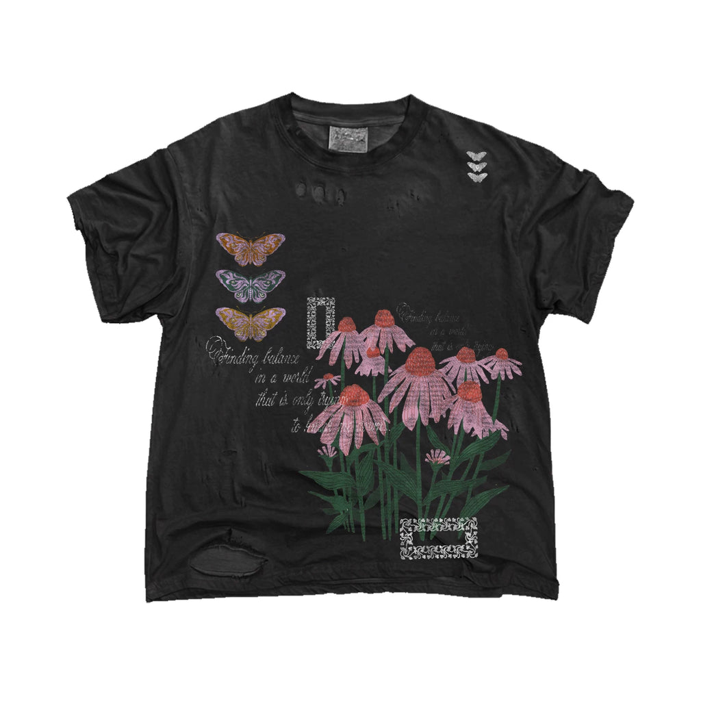 SHIBU Dark Old Crew Neck Tee