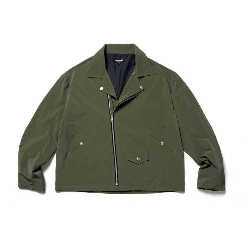 SUPERTOFU Diagonal Zip Lapel Trench Coat