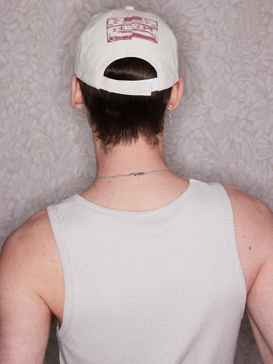 RICHILL Tape Print Busted Canvas Cap