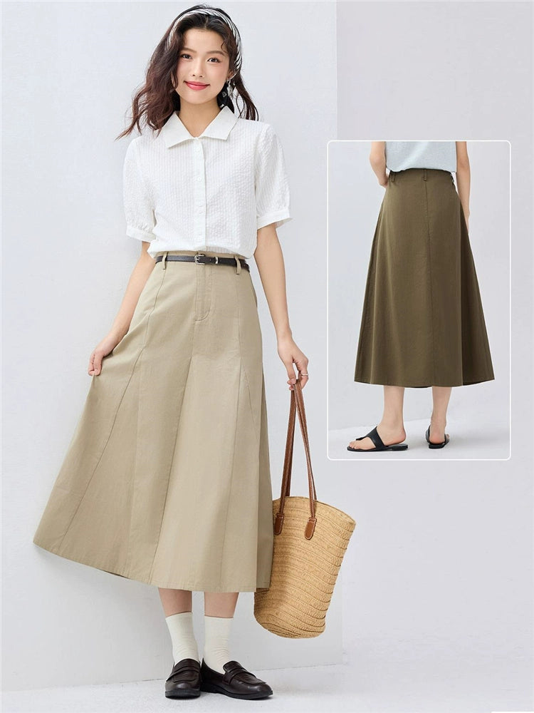 Giordano's A-line Skirt Is A Bone-breaking Thin Skirt
