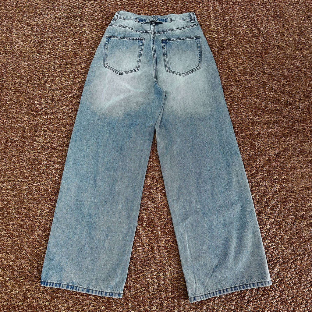 11KN Vintage Loose Casual Straight-leg Jeans