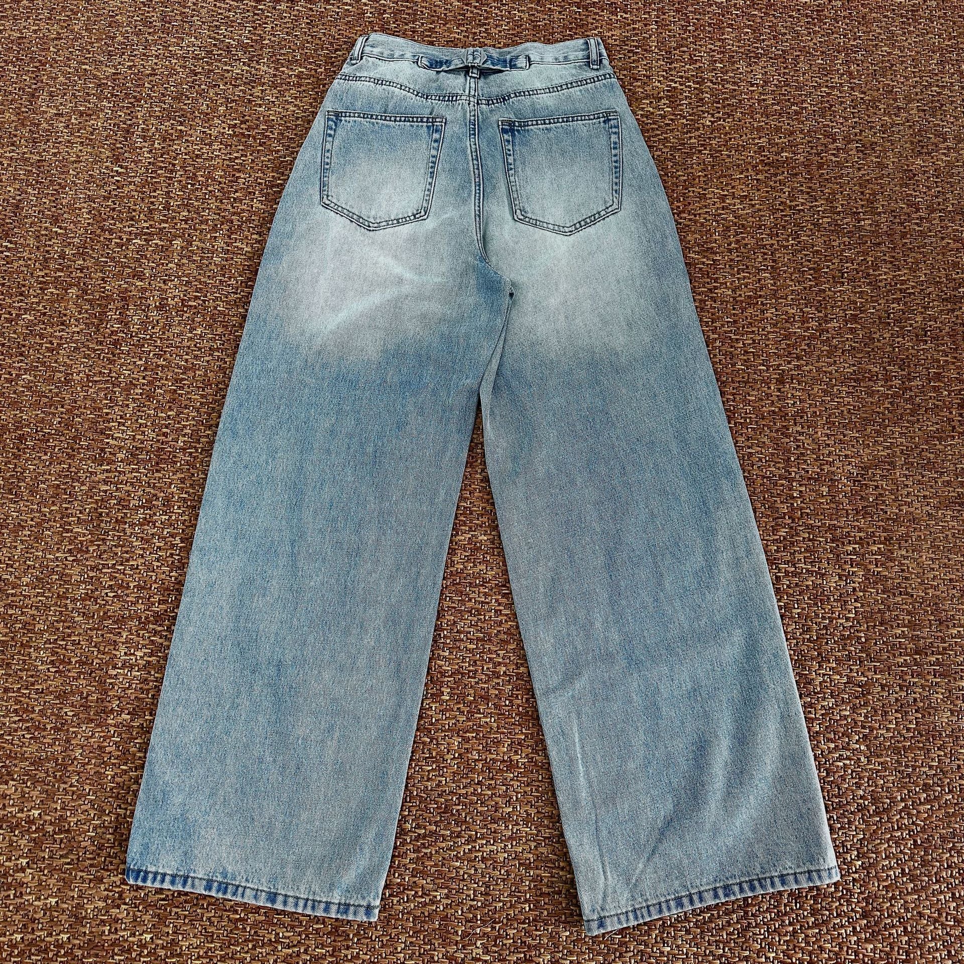 11KN Vintage Loose Casual Straight-leg Jeans