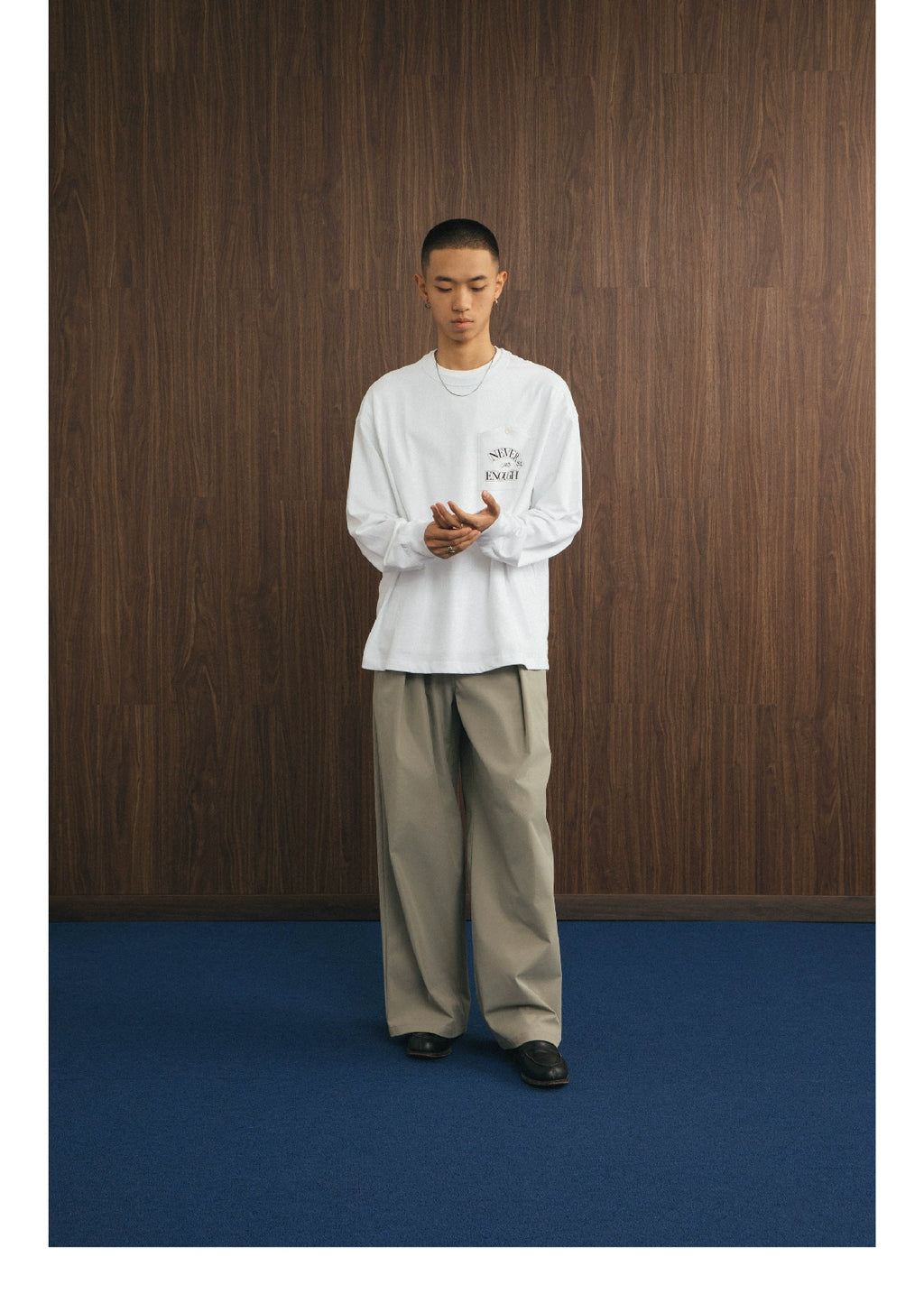 SUPERTOFU Vintage Threaded Cuffs Long Sleeves