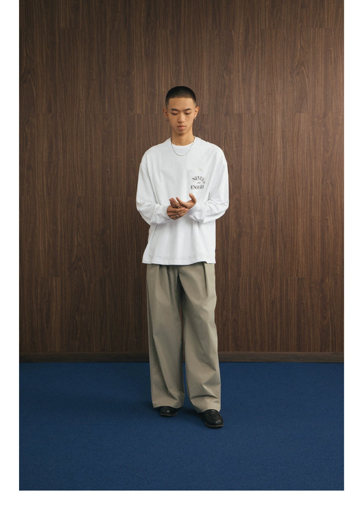 SUPERTOFU Vintage Threaded Cuffs Long Sleeves
