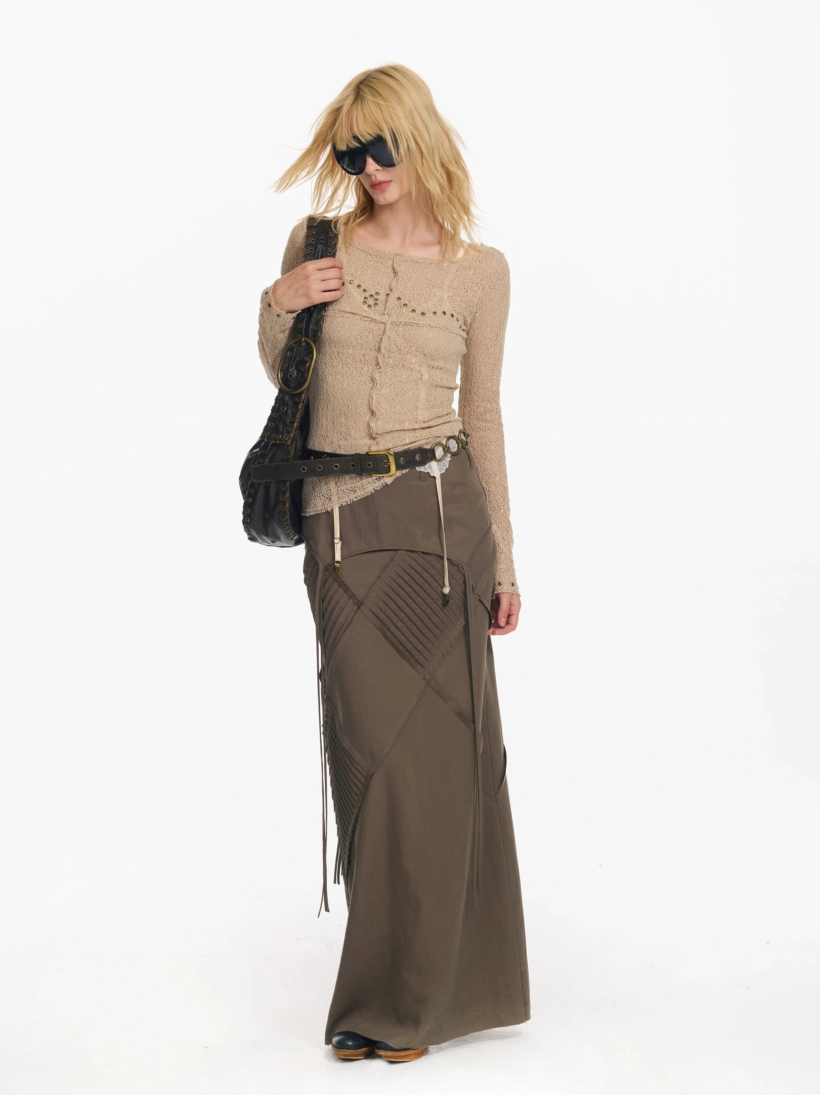 2th Desire Vintage Rhombus Strap-on Skirt