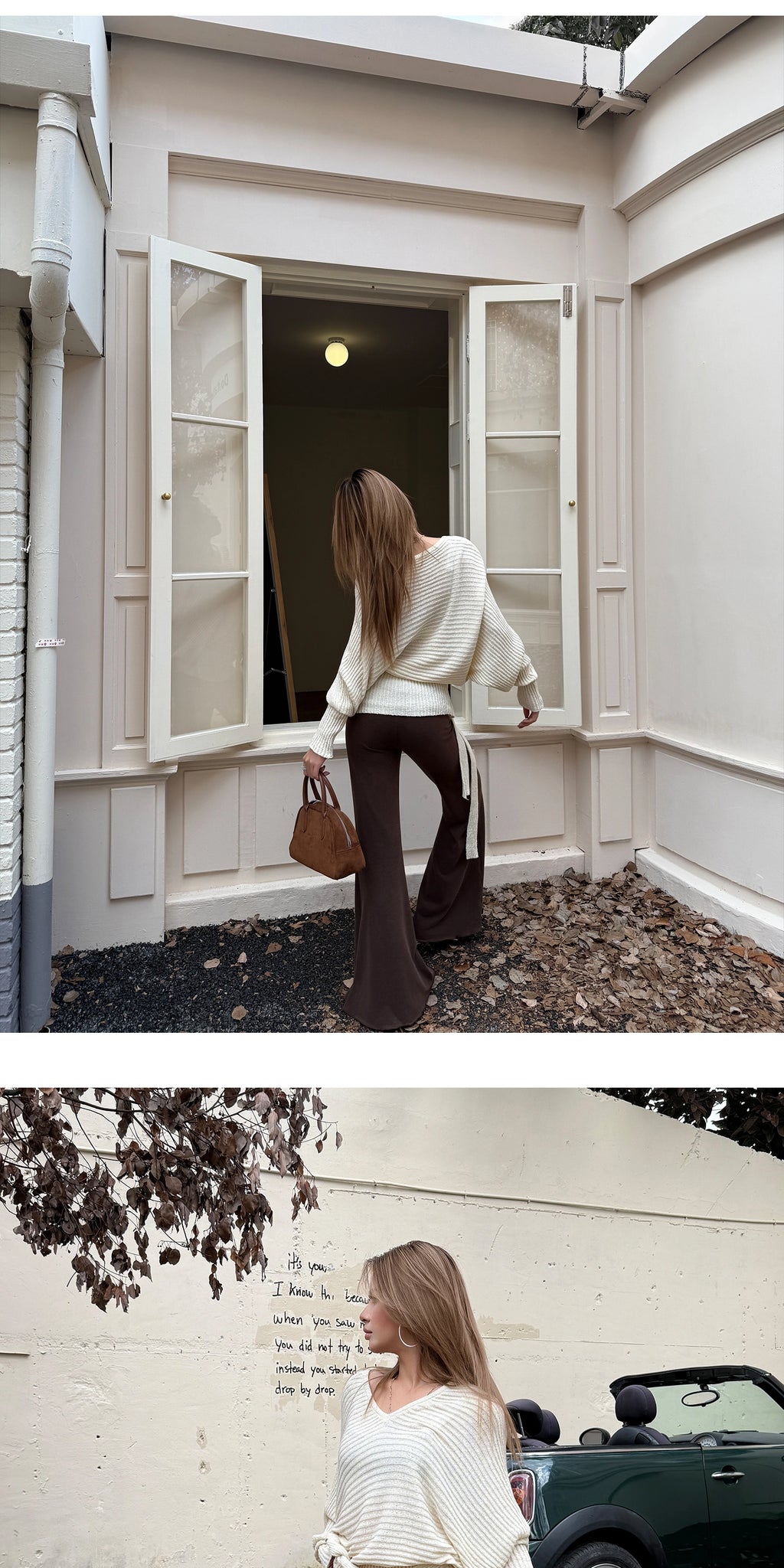 Audwyn Loose and Skinny Elastic Knitted Pants