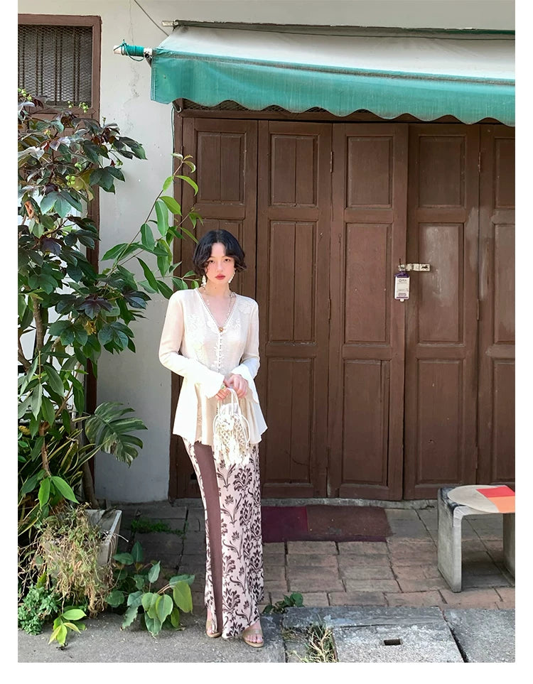 KELIFAN Retro Fishtail Skirt