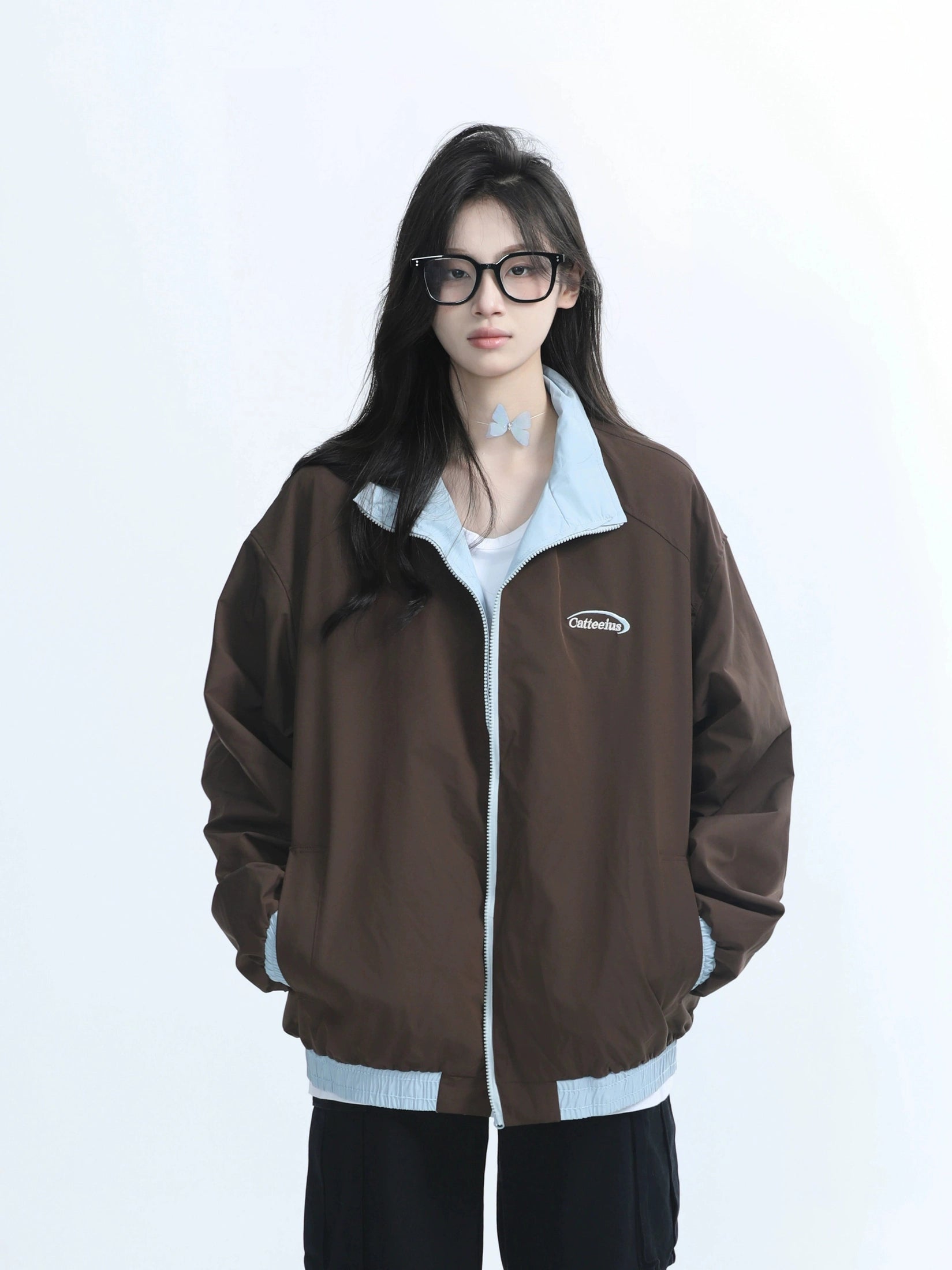 Zuocisankon Vintage Two-sided Loose Jacket
