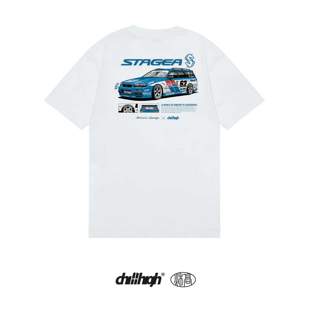 ChillHigh Simon Magic Garage Print Casual Tee