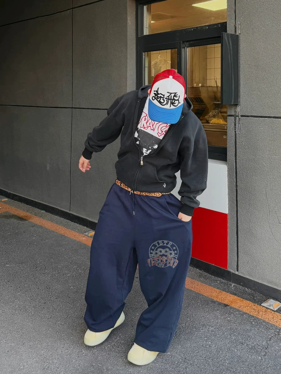 FTS Retro Casual Drape Sweatpants