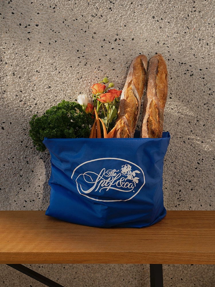SUPERTOFU Classic Retro LOGO Pattern Shopping Bag