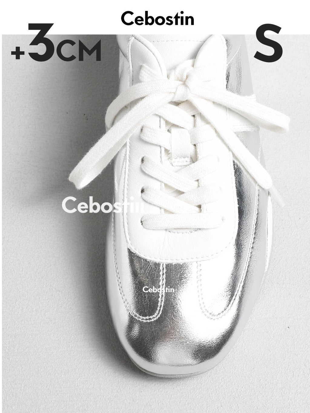 Cebostin Retro Inner Heightening Casual Shoes