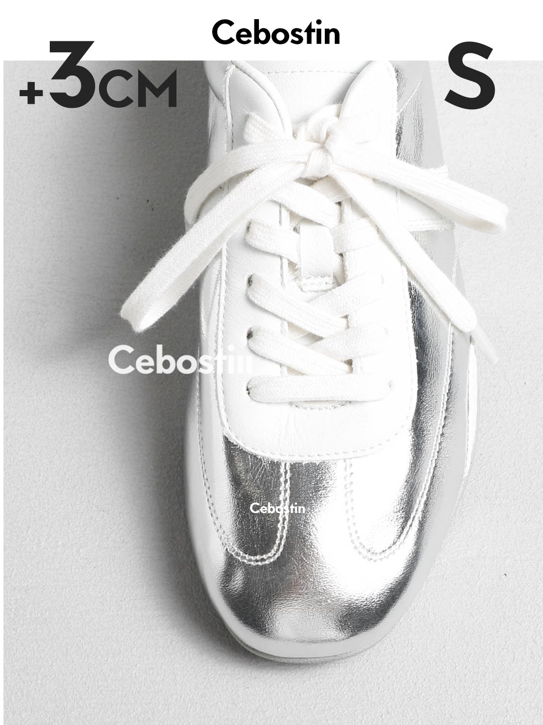 Cebostin Retro Inner Heightening Casual Shoes