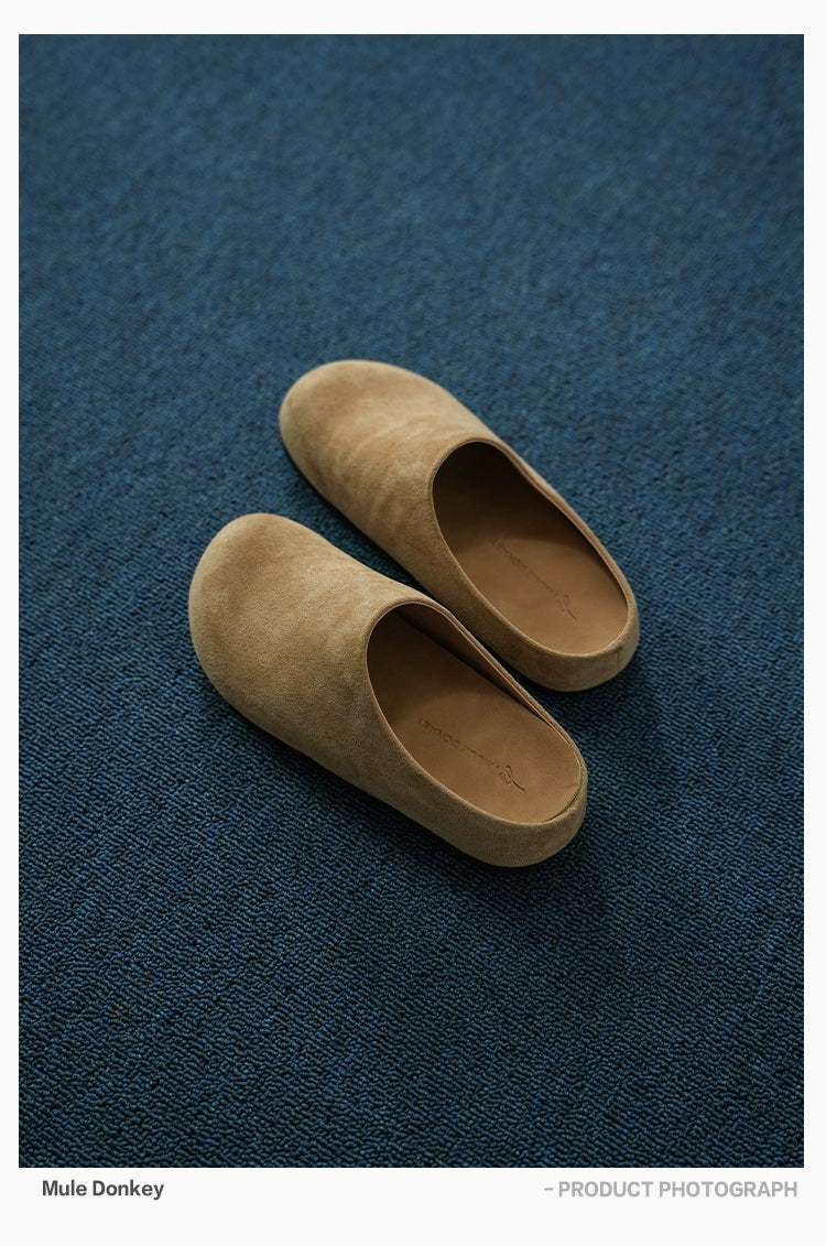 Donkey Velvet One Pedal and Half Tow Bag Head Lazy Birkenstocks