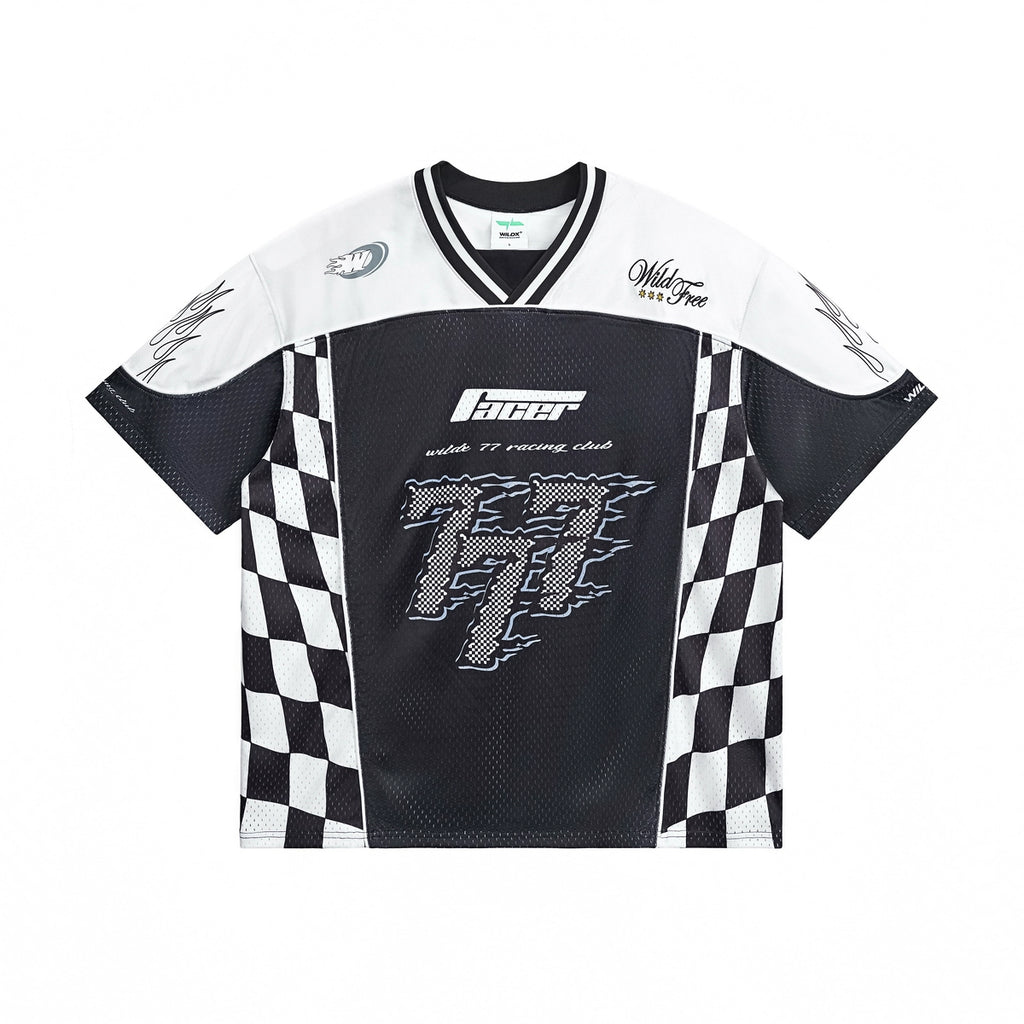 WildX Mesh Jersey Retro Trend Breathable Tee