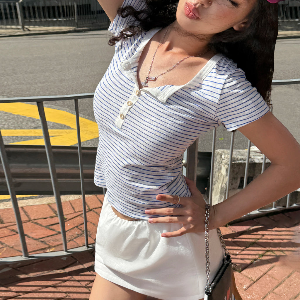 Audwyn Slim Striped Tee