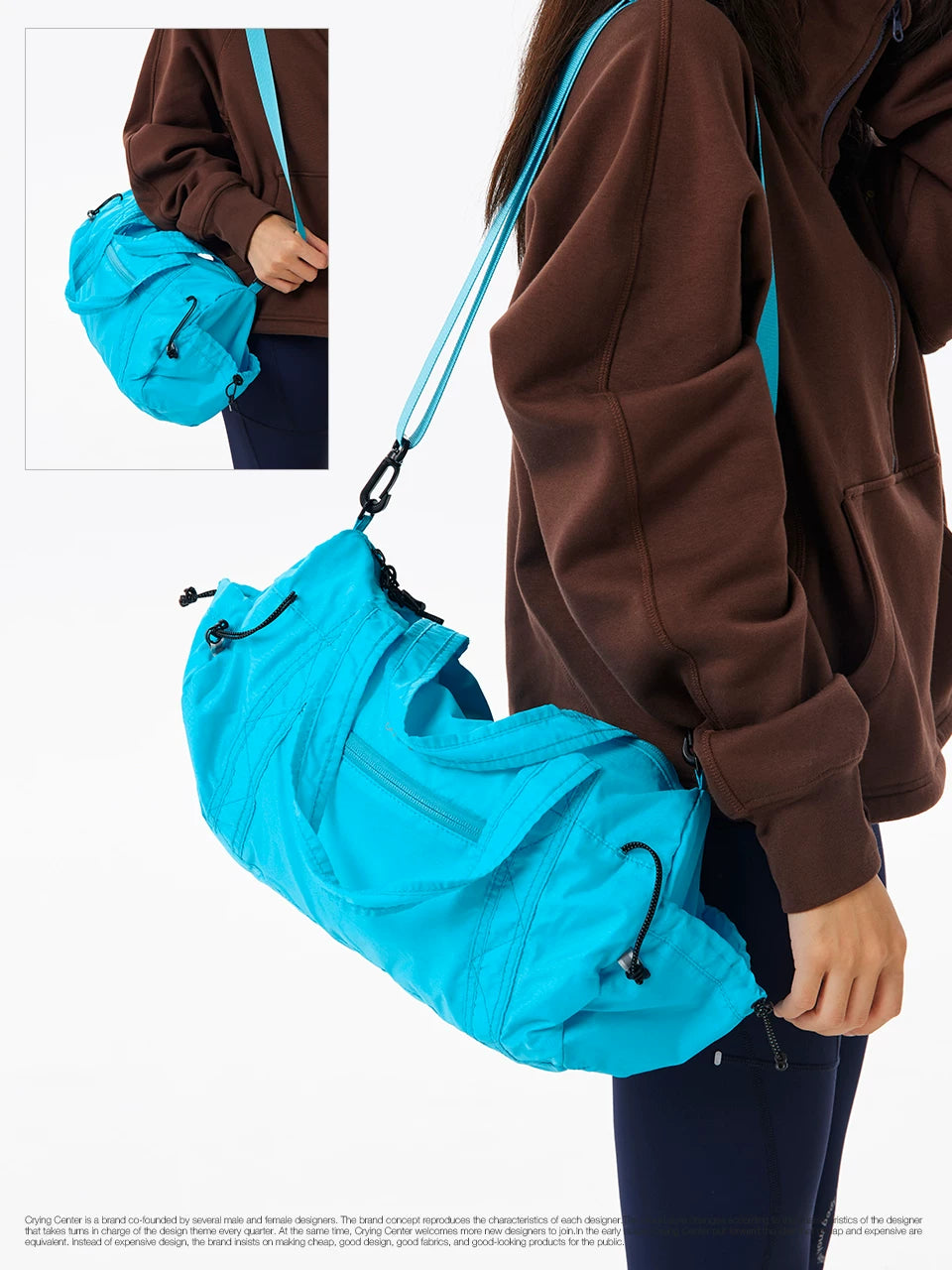 CryingCenter Outdoor Wear-resistant Leisure Sports Messenger Bag