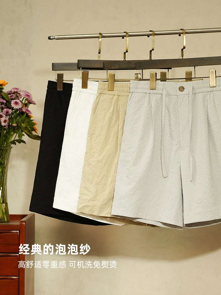 CULTUM Seersucker Lightweight Drawstring Shorts