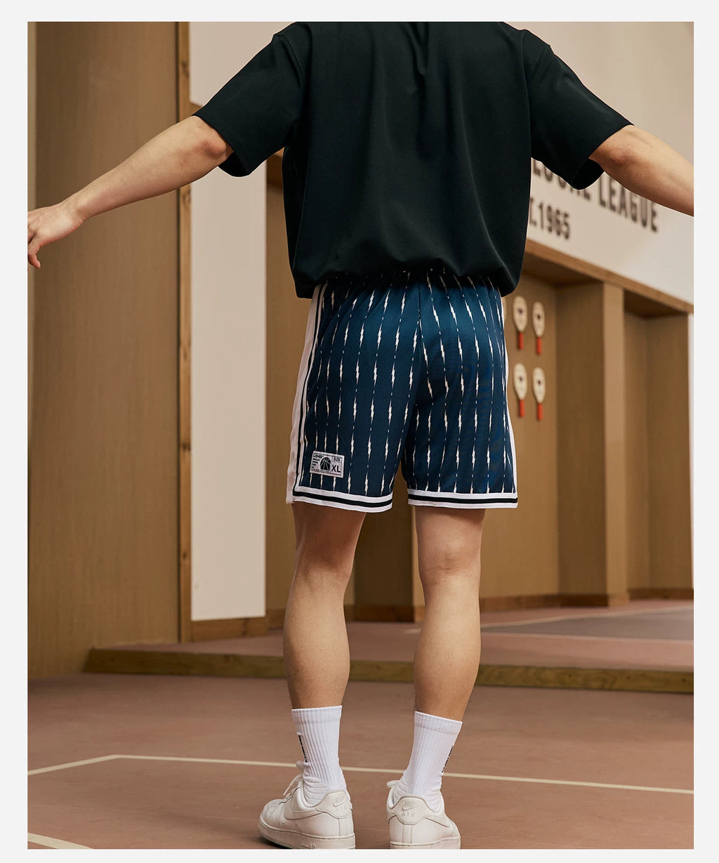 LUSHISI Mesh Contrasting Stitched Slacks