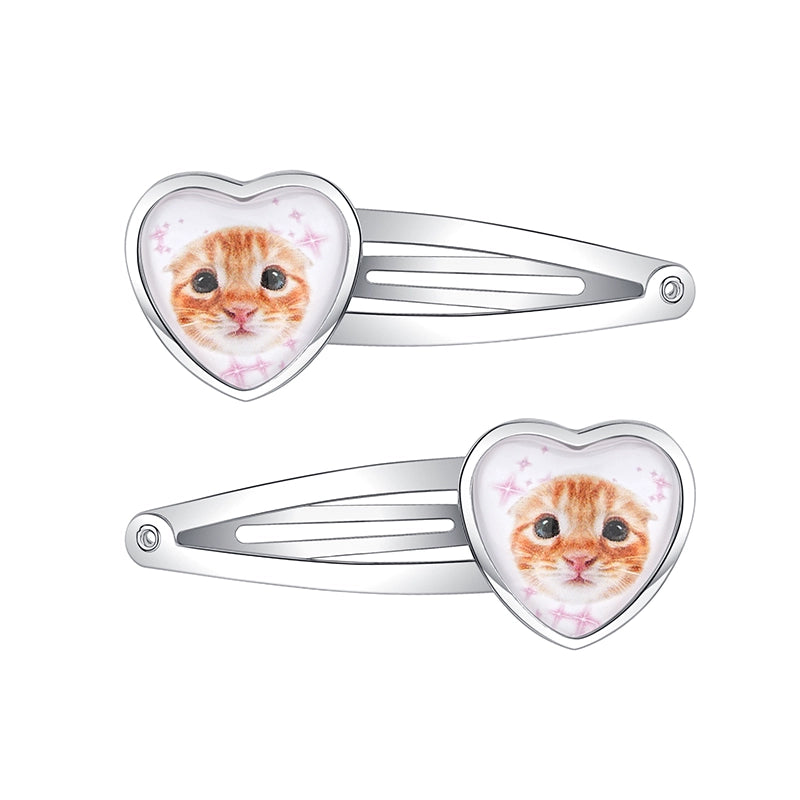 1JINN Cat Dog Love Hairpin