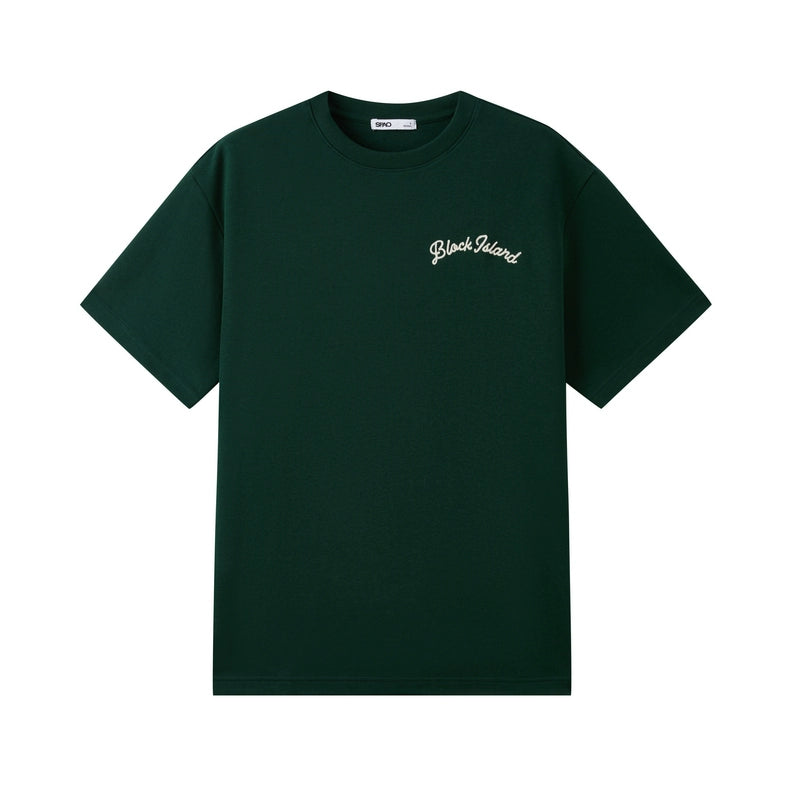 SPAO Korean Style Men's Multi-color Versatile Short-sleeved T-shirt SPRPF23C71