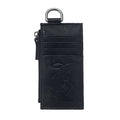 JCAESAR Iris Flower Old Embroidery Card Bag