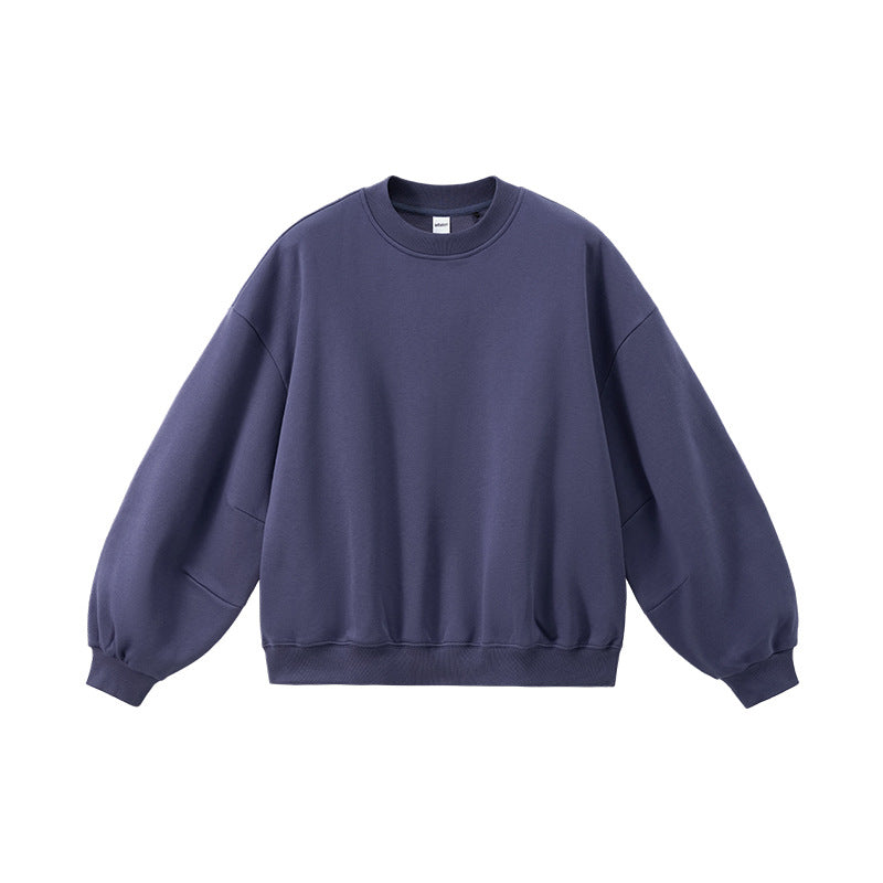Inflation Fleece Crew Neck Scimitar Sleeve Sweater