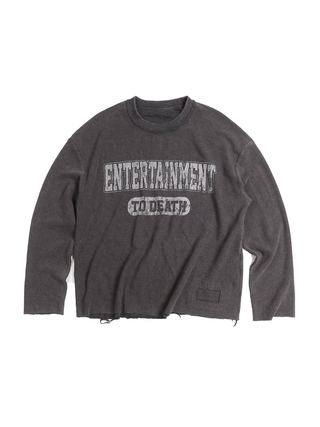 TREclub Vintage Loose Waffle Long Sleeve