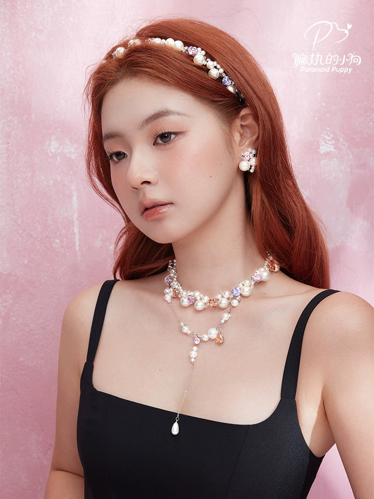 ParanoidP Pearl Love Earrings