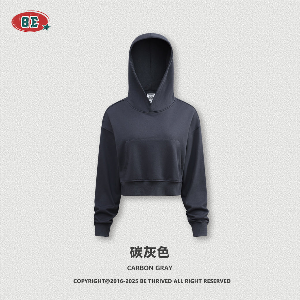 BE Ins Trendy Brand Big Pocket Hooded Sweater