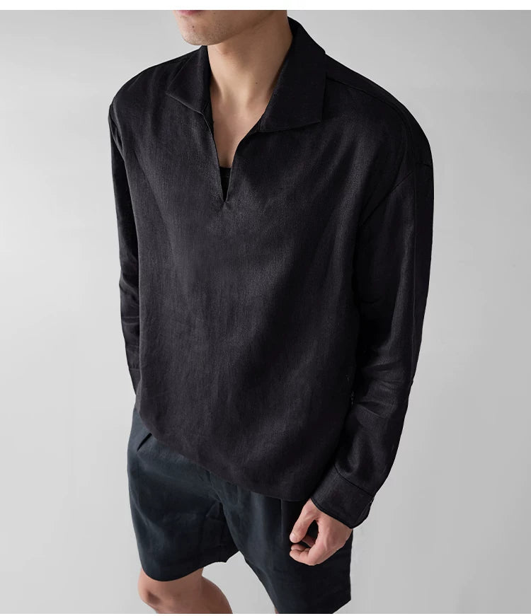 SEE ALSO V-neck High-end Casual Shirt