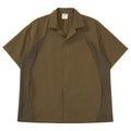 Mentmate Splicing Texture Design Short Sleeve Shirt